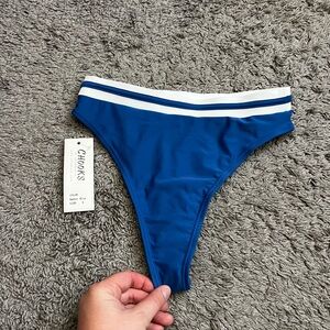 NWT Boutine LA Chooks High Rise Thong Bikini